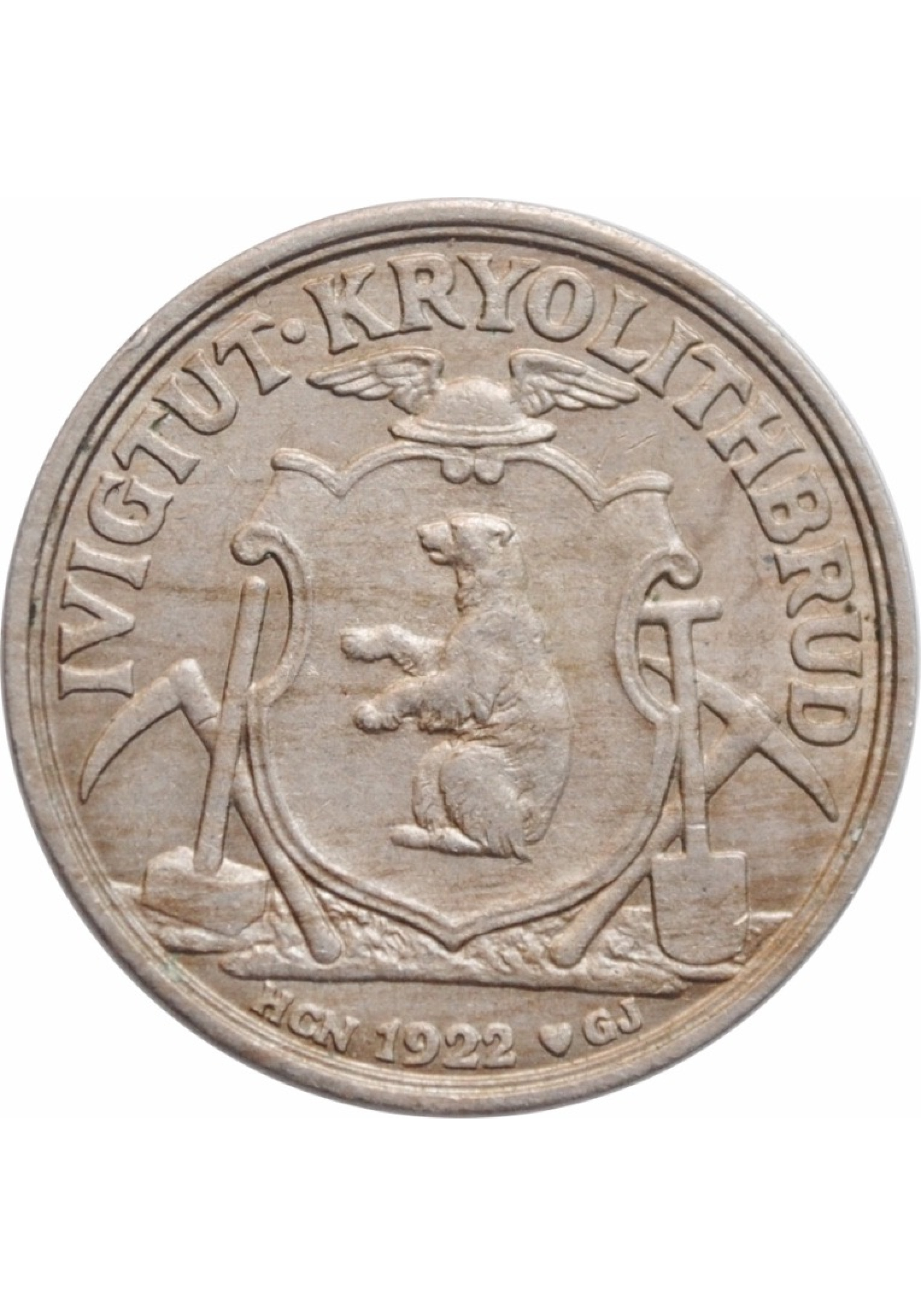 Greenland 50 ore 1922, NGC MS61, 